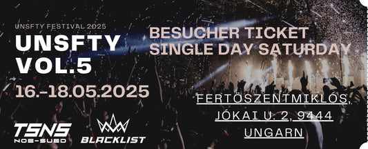 Besucher Ticket | Single Day Saturday